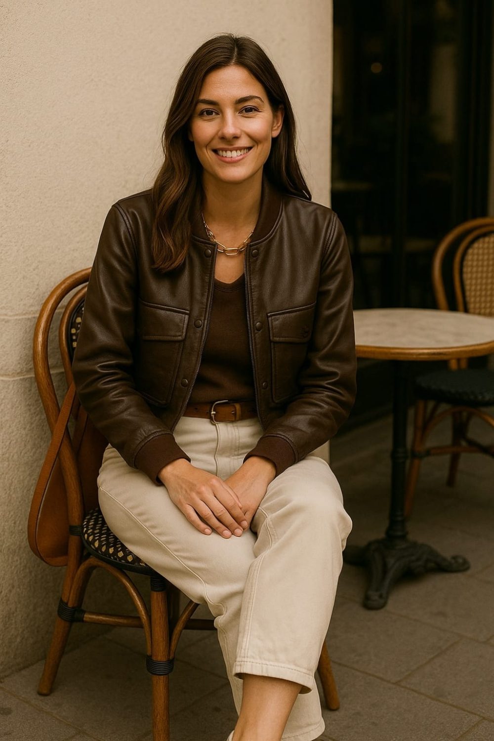 Chaqueta ecocuero " Argil " - Imagen 5