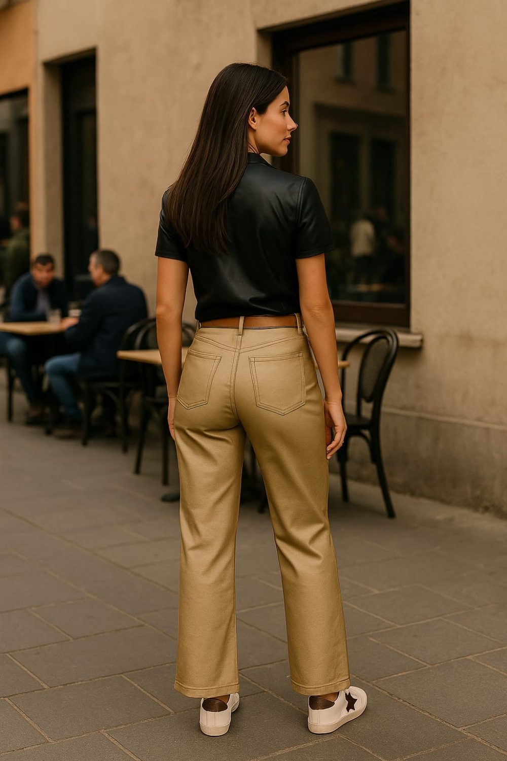 Pantalon Faux Leather tokio - Imagen 2