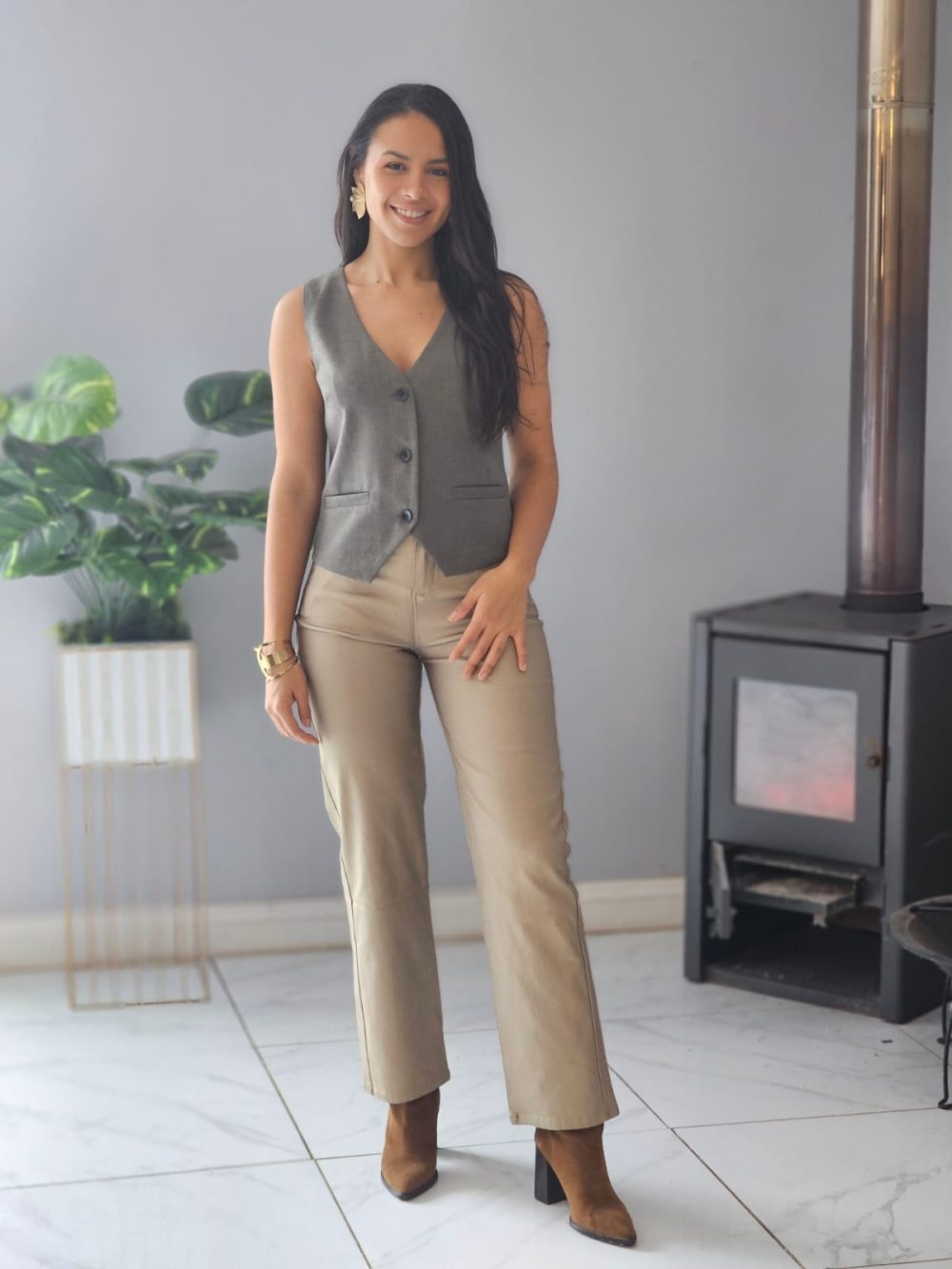 Pantalon Faux Leather tokio - Imagen 2