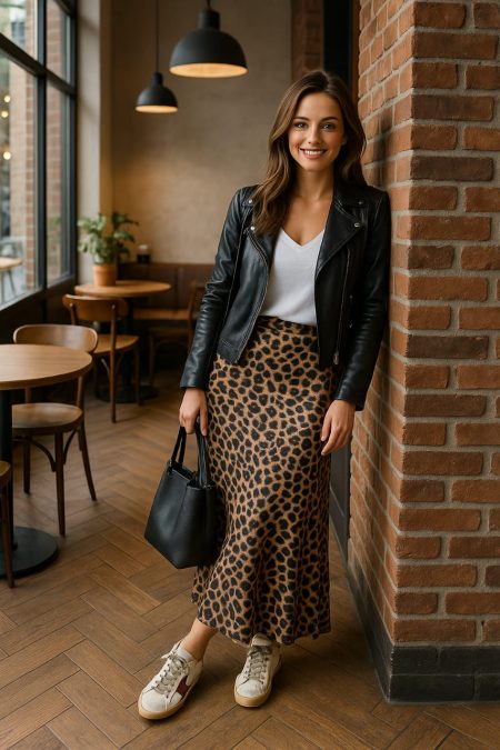 Falda print,  " Gaby "