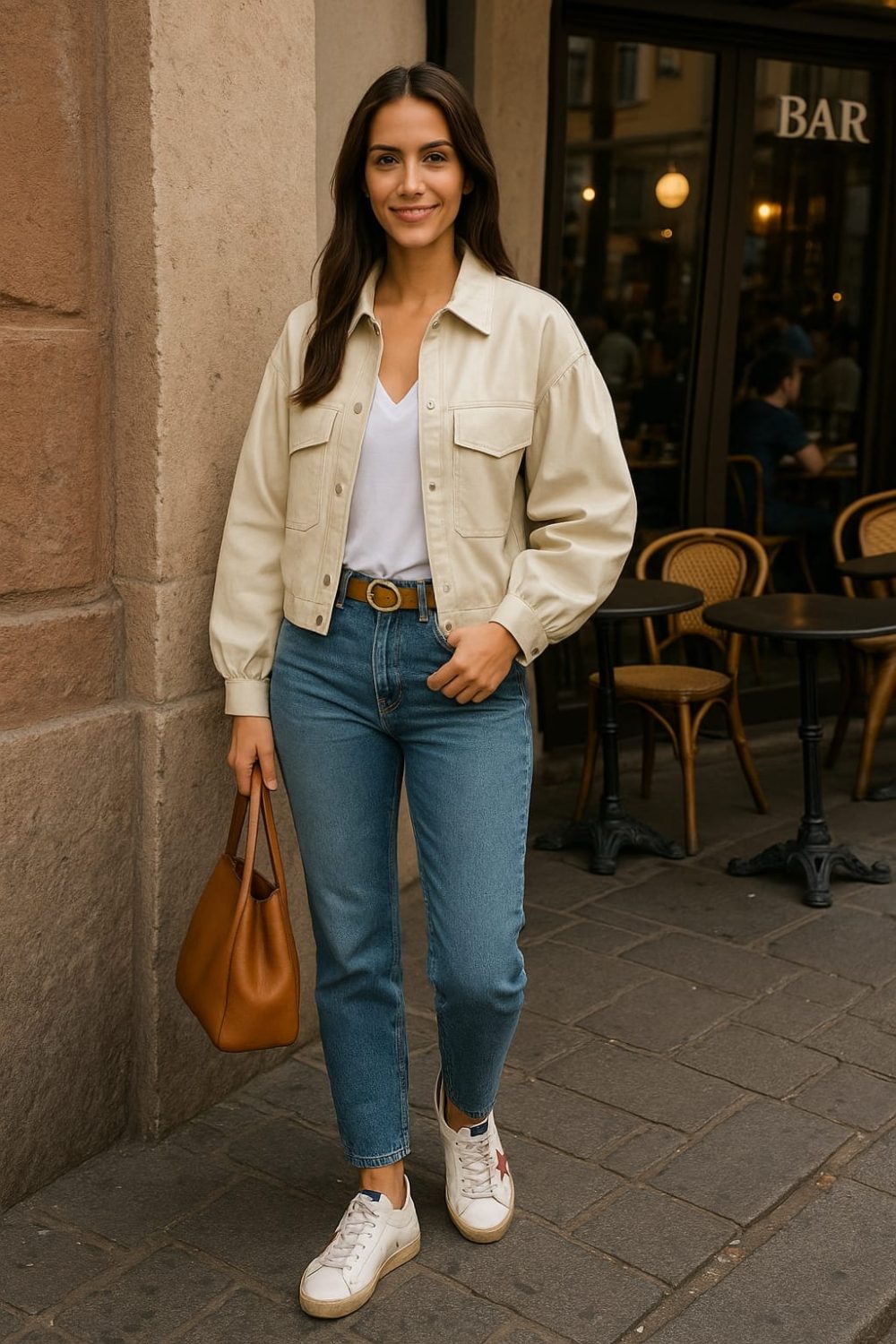 Chaqueta ecocuero " Danna" - Imagen 3
