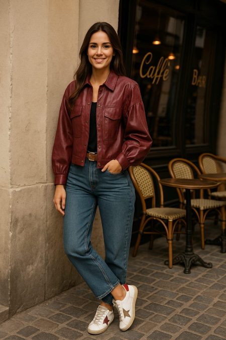 Chaqueta ecocuero " Danna"