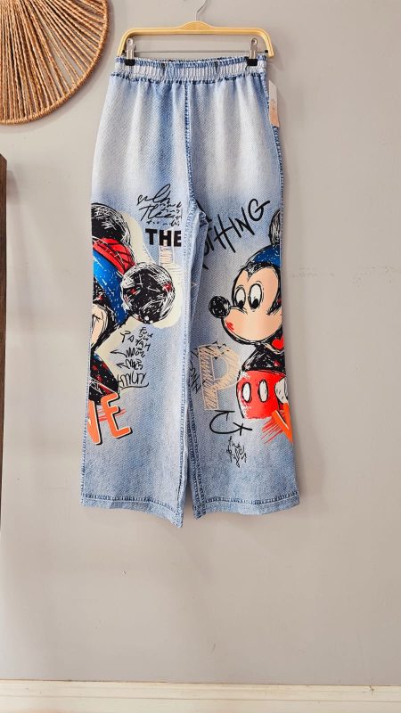 Pantalon palazzo italiano " Disney"