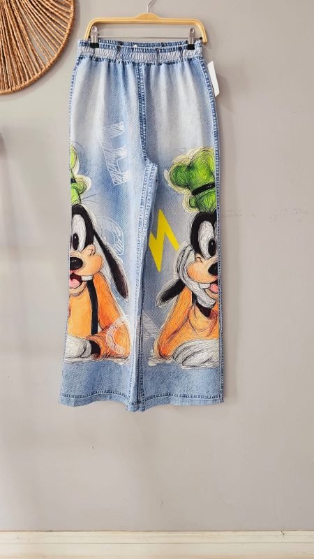 Pantalon palazzo italiano " Disney" - Tribilin, Standard