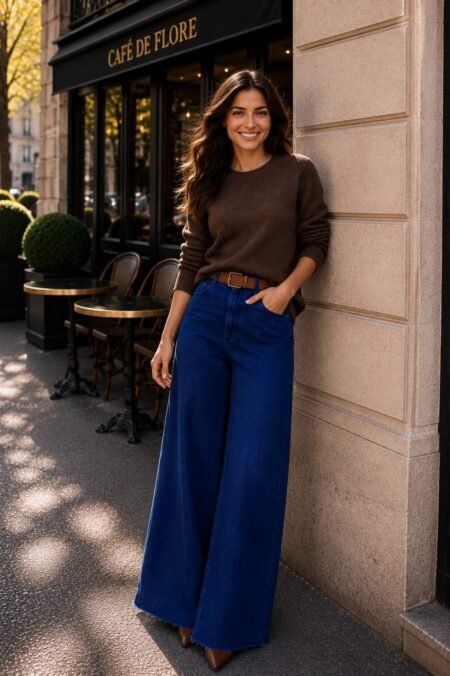 Jeans wide leg " Lucre"