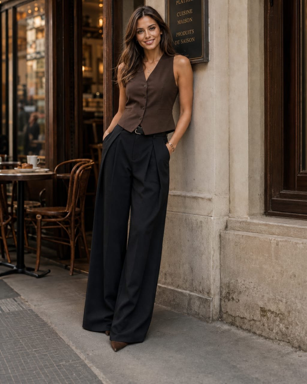 Pantalon sastrero " Rebeca " - Imagen 4